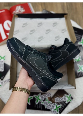 Цветные летние кроссовки nike air jordan 1 low x travis scott og phantom найк аир джордан No Brand
