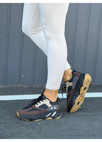 Цветные кроссовки женские на высокой подошве цвет шоколад на осень и весну No Brand