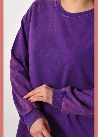 Світшот жіночий фіолетового кольору Let's Shop (289719187)
