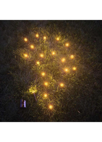 Гірлянда вулична для саду 20 ліхтариків 4м від сонячної батареї Nobrand (369160481)