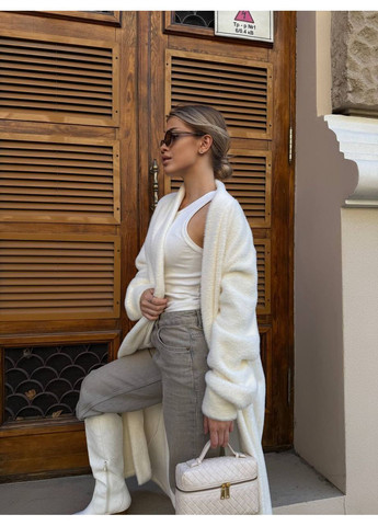 Довгий кардіган із пальтової тканини Бергамо ЗАМІРИ В ОПИСІ GD/GL Модний простір (366437963)