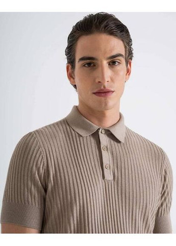 Песочная футболка-поло мужское классика для мужчин Ferrante