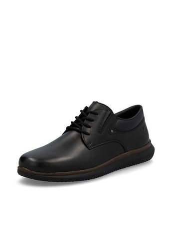 Черные туфли (р) кожа 0-2-2-10419-00 Rieker на шнурках