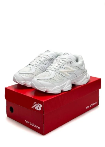 Білі Осінні кросівки чоловічі New Balance 9060 White