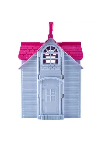 Кукольный складной домик вилла для детей девочек с мебелью подвижными фигурками двухэтажный 3х38х28,5 см (476645-Prob) Unbranded (285799460)