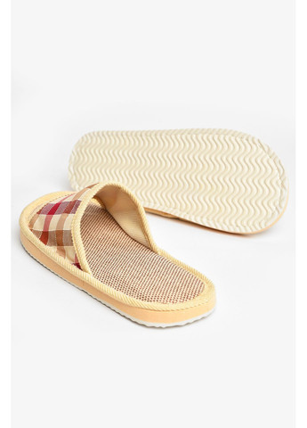 Капці домашні жіночі різнобарвні в клітинку Let's Shop (364955873)