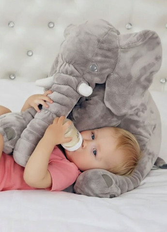 М'яка іграшка слон 60 см плюшева подушка антистрес для сну та обіймів My Kigu (370370674)