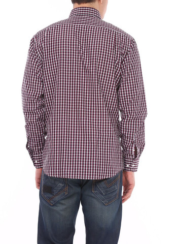 Коричневая повседневный рубашка в клетку Aldo & Co