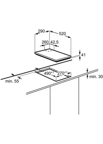 Варочная поверхность EGC3322NVK Electrolux (306940838)