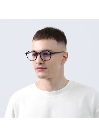 Очки для компьютера BLUE BLOCKER Панто мужские 005-102 LuckyLOOK 005-102М (389365768)
