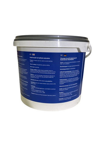 Жидкий акрил для ванн Titan 1.7 м цветной. Plastall (366870306)