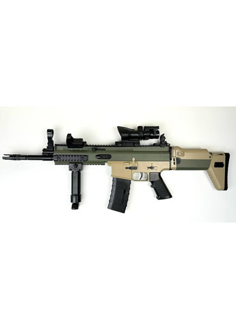 Детский автомат на орбизах Scar гелевой игрушечный бластер пистолет с орбизами гидрогелевой пейнтбольный набор оружие для детей No Brand (366664840)