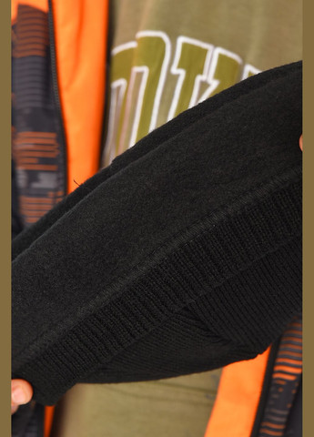 Шапка на флисе для мальчика черного цвета Let's Shop (316503309)