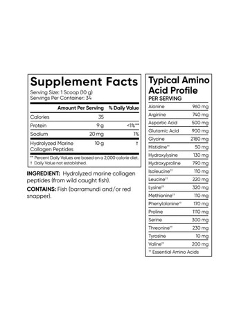 Морской коллаген Marine Collagen, 340 г Sports Research (361117922)