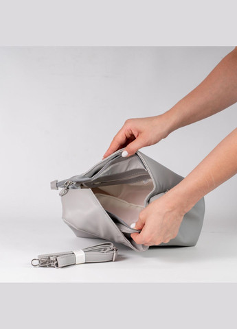 Сумка женская Шопер функциональная серая из экокожи NIUNIU (331111616)