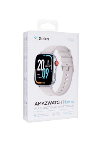 Смарт-годинник Pro Amazwatch Numix GP-SW009 silver (сріблясті) Gelius (340912458)