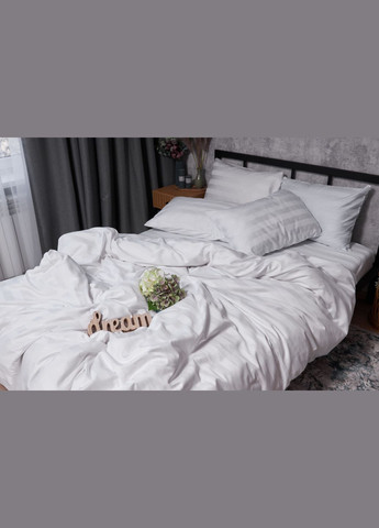 Комплект постельного белья Satin Premium полуторный евро 160х220 наволочки 2х70х70 (MS-820002950) Moon&Star royal white (288043461)
