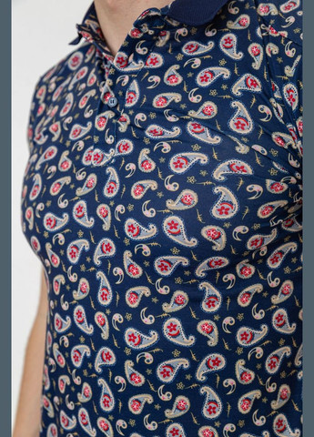 Поло чоловіче з принтом Ager 214R7003-1 (295263064)