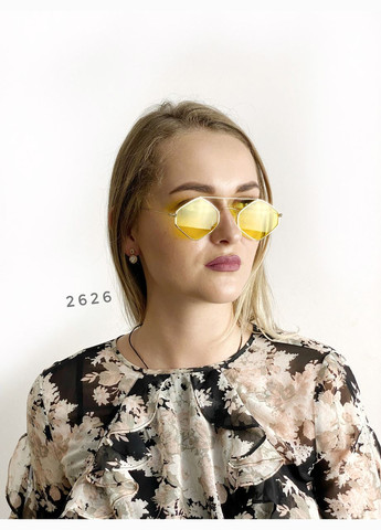 Стильні чорні сонцезахисні окуляри No Brand (302490794)