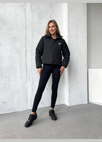 Чорна демісезонна куртка No Brand