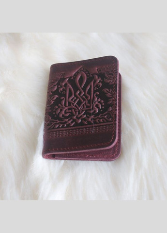 Обкладинка для ID паспорта "Калина" бордовий (09Кл-Бор) Гранд Презент (278259431)
