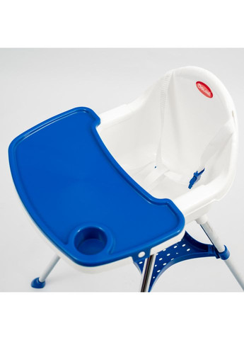 Дитячий стільчик для годування зі столиком блакитний для малюків безпечний та зручний стільчик для їжі Doloni (368757344)