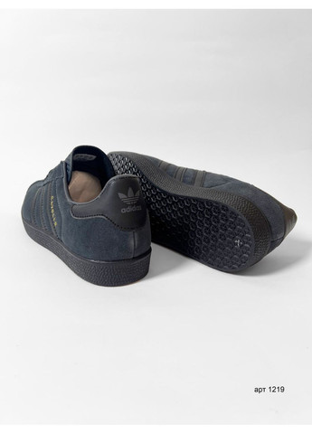 Темно-сірі кросівки adidas gazelle dark grey No Brand