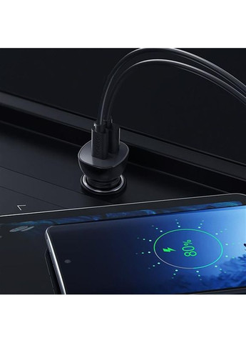 Автомобильное зарядное устройство (1USB Type C; 1USB) 38W PD3.0 QC3.0 Black (TC0005) CHOETECH (332972833)