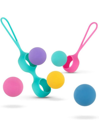 Набор вагинальных шариков: Vita – Kegel Ball Set, масса 40, 50, 60 г, два держателя - CherryLove PMV20 (332209241)