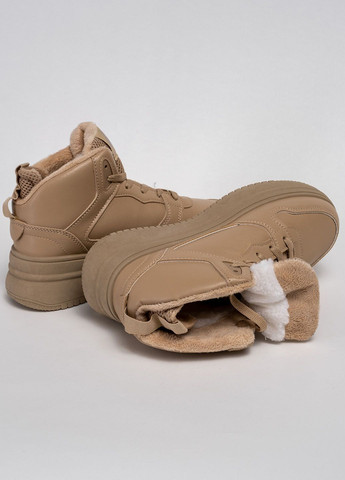 Бежевые кеды зимние высокие 341166 Power