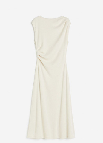 Молочна ділова сукня H&M однотонна