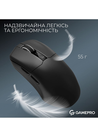 Мышь беспроводная Asgard Thor Black (GM023B) GAMEPRO (360403363)