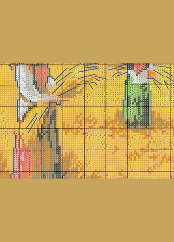 Набір для вишивання за нанесеною на канву схемою "Autumn harvest". AIDA 14CT printed, 52*39 см Joy Sunday (313613593)