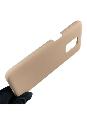 Чохол для Redmi Note 9 Pro силіконовий з мікрофіброю нековзний на сяомі редмі нот 9 про пудровий Xiaomi (366387849)