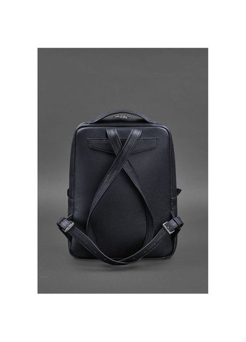 Рюкзак женский кожаный на молнии Cooper темно-синий флотар BlankNote (301871554)