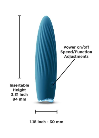 Віброкуля NS Novelties REVEL KISMET TEAL No Brand (303909722)