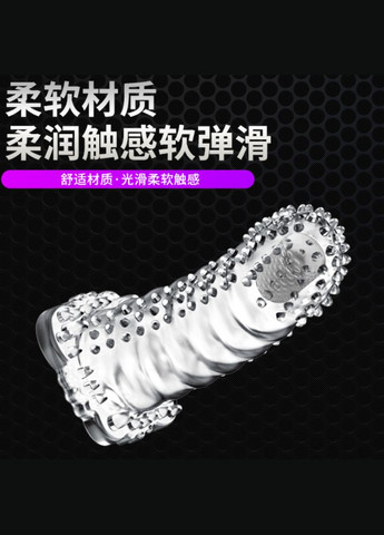 Насадка презерватив із вібрацією "Brave man" LyBaile (302968543)