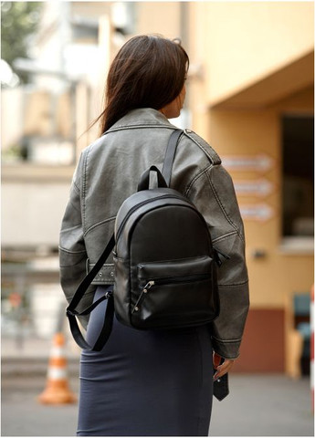 Рюкзак жіночий з екошкіри Talari MSH Чорний Sambag (301871117)