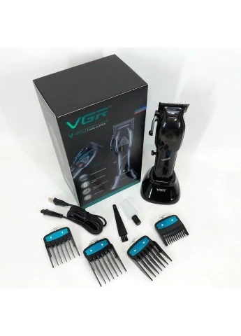Тример для волосся портативний Hair Clipper V-653 Voyager, Машинка для стрижки посіченого волосся TR-66 VGR (385437502)