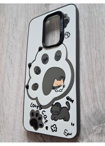 Чехол на Redmi 9 силиконовые борты акриловый бампер с кошачьей лапкой Xiaomi (360897019)