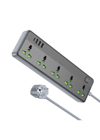 Сетевой удлинитель BAC4A Lord 5 position socket(1C3A)(EU) Borofone (370612781)