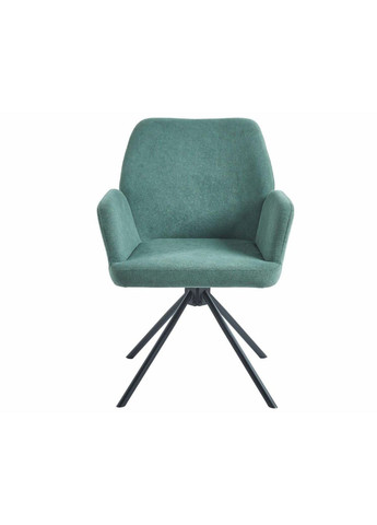 Стілець DEMI чорний каркас/ментол тк. Intarsio (365461433)