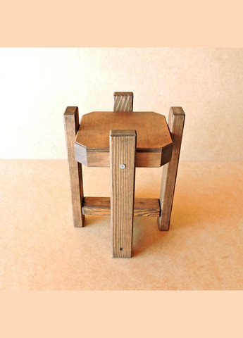 Підставка для квітів з дерева Ельзас міді капучино (ЦСТ-001409) No Brand (328224688)