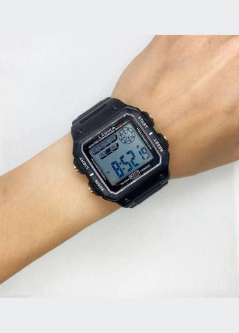 Часы наручные спортивные влагостойкие Lasika Sports W-F117 Черные ( код: IBW877B ) Ibag (323139132)