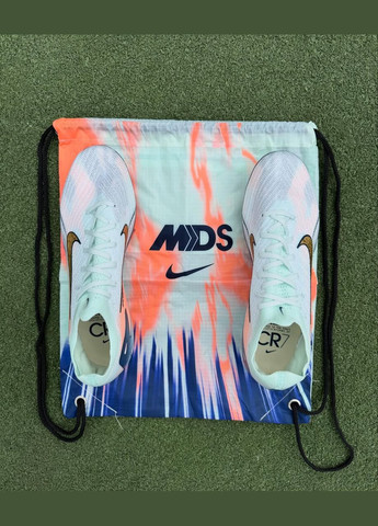 Белоснежные футбольные бутсы airzoom mds 009 - elite fg (с мешочком) No Brand