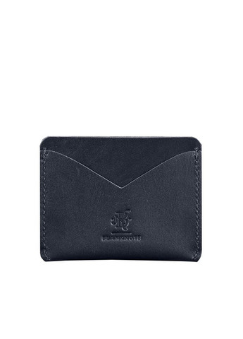 Шкіряна візитниця 5.0 темно-синя (A-026628) BlankNote (328444649)