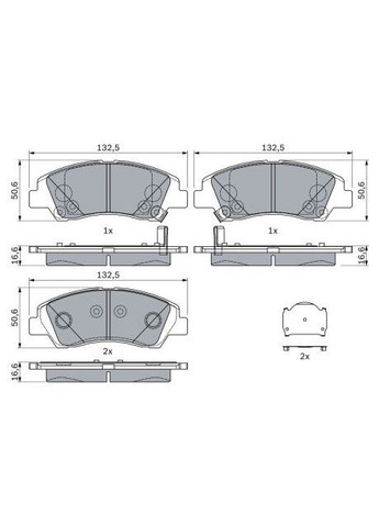 Колодка Bosch (364834359)