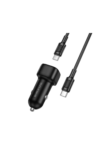 Автомобільний зарядний пристрій Cloud PD38W(1C1A) car charger set(C to C) Borofone BZ34B (386015663)