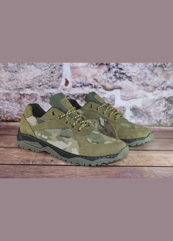 Кросівки Чоловічі Демісезонні Тактичні. 36-48р Олива+Піксель. Гідрофобна натуральна шкіра! MSDM-1041 No Brand (301148006)
