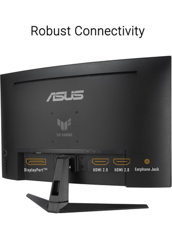 Монітор 31.5" TUF Gaming VG32WQ3B 2xHDMI, DP, MM, VA, 2560x1440, 180Hz, 0.5ms, sRGB 120%, CURVED, AdaptiveSync, HDR10 Asus (362347572)